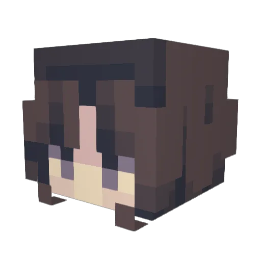 Zozle1 Minecraft avatar head, 3D render