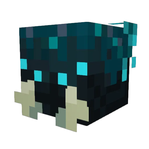 Zozosquid Minecraft avatar head, 3D render