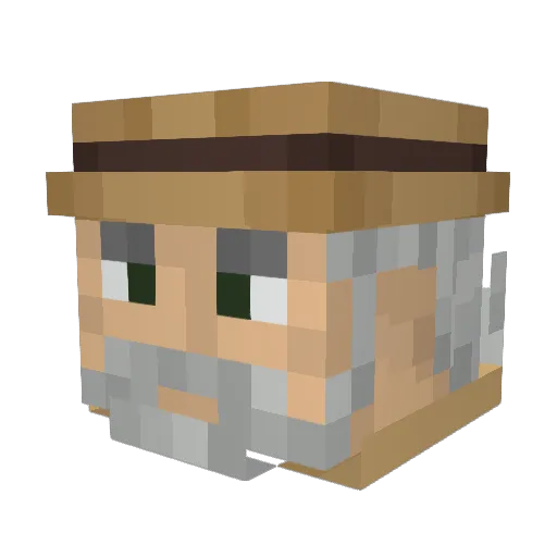 Zozota93 Minecraft avatar head, 3D render
