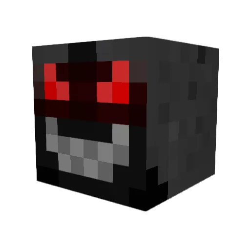 ZpLitZ Minecraft avatar head, 3D render