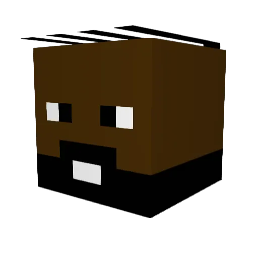 Zpc123 Minecraft avatar head, 3D render