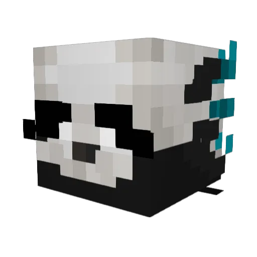 Zphrye Minecraft avatar head, 3D render