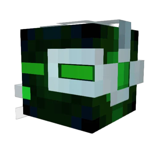 Zpotato5 Minecraft avatar head, 3D render