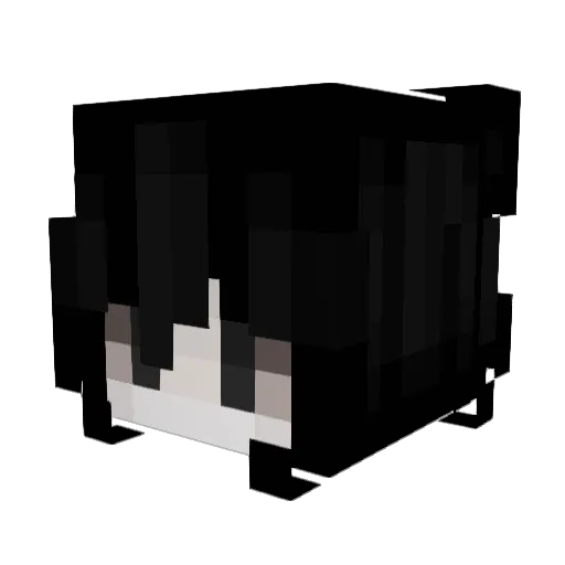 Zqvcv2x Minecraft avatar head, 3D render