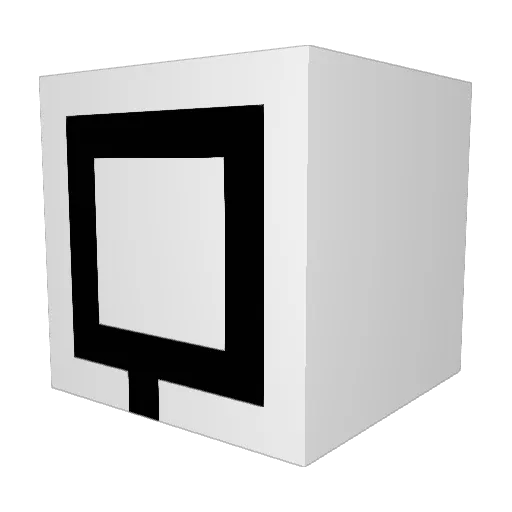 Zragdor Minecraft avatar head, 3D render