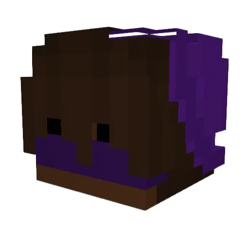ZresFrFr Minecraft avatar head, 3D render