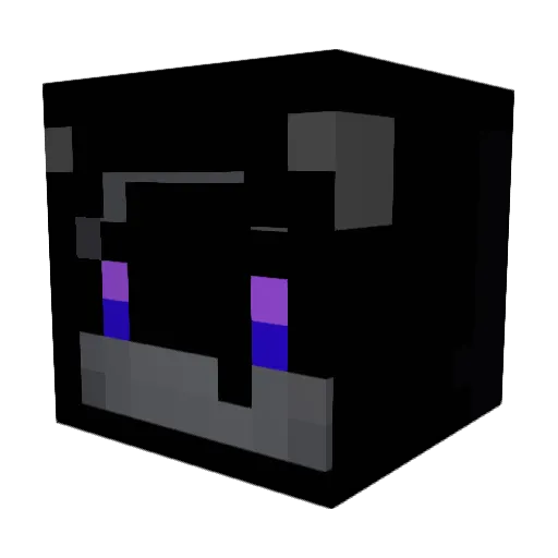Zrgear Minecraft avatar head, 3D render