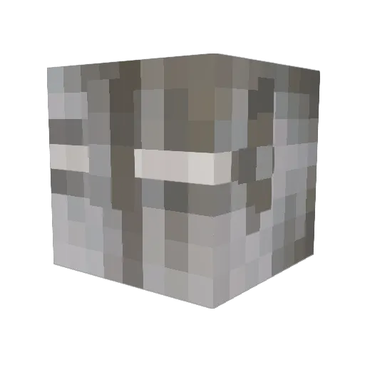 Zrnicko Minecraft avatar head, 3D render