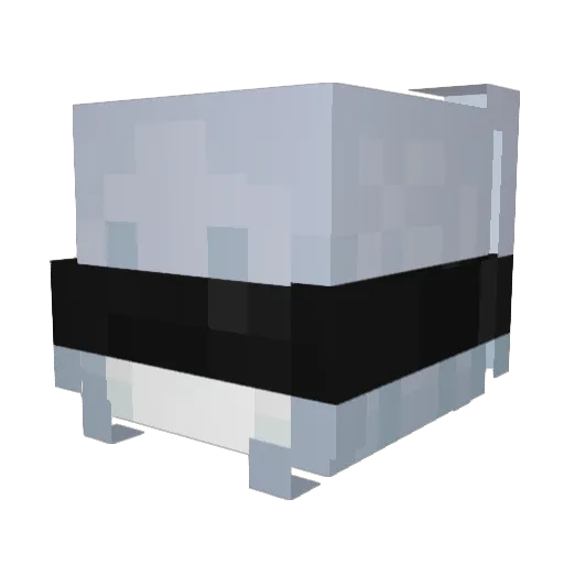 Zrvr Minecraft avatar head, 3D render