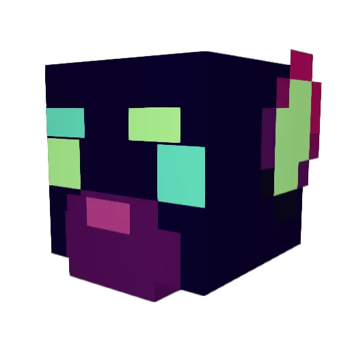 Zryachiy Minecraft avatar head, 3D render