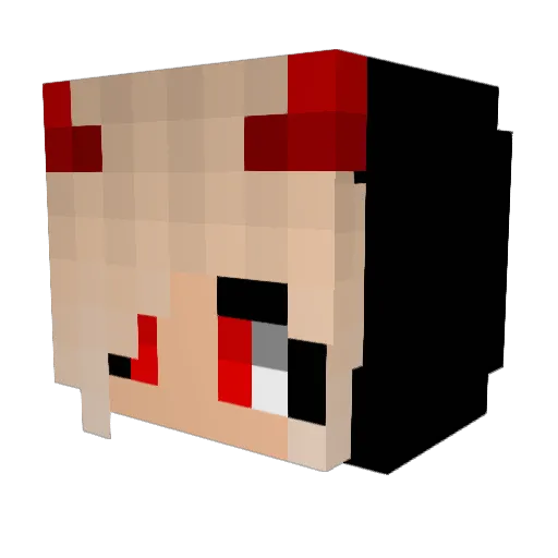 ZsaniZs Minecraft avatar head, 3D render