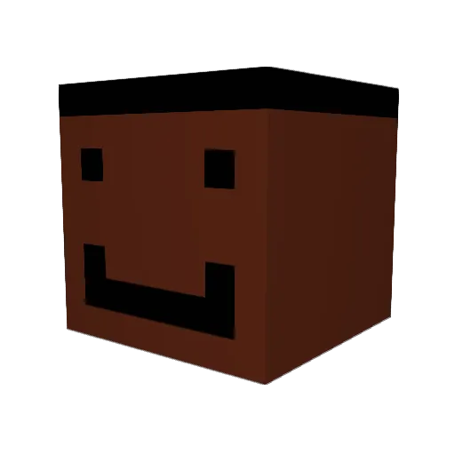 Zsant1108 Minecraft avatar head, 3D render
