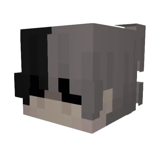 Zscko Minecraft avatar head, 3D render