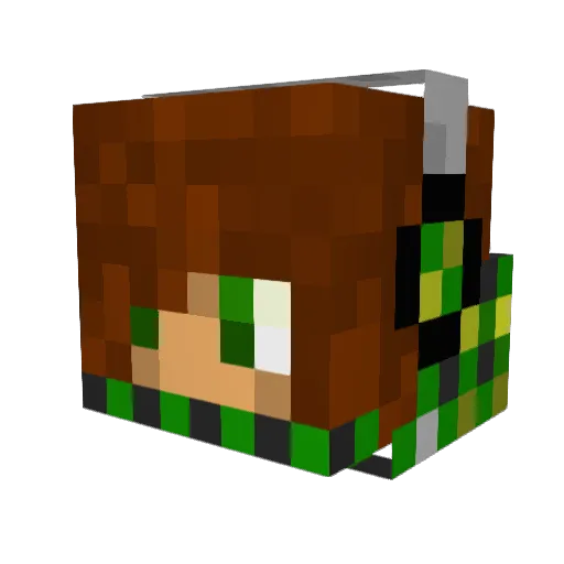 Zsoltika910 Minecraft avatar head, 3D render