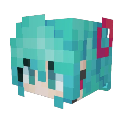 Zsr2014 Minecraft avatar head, 3D render