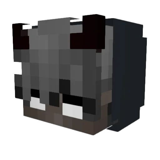 Zstrike228 Minecraft avatar head, 3D render