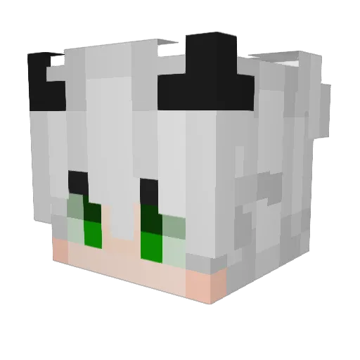 ZsweetZSz_ Minecraft avatar head, 3D render