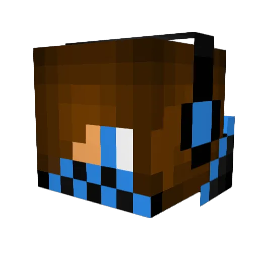 Ztank200 Minecraft avatar head, 3D render