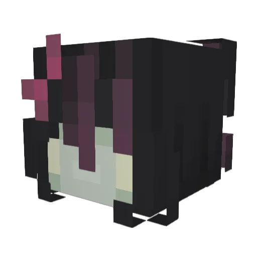 Ztarre Minecraft avatar head, 3D render