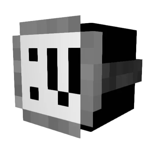 ZterX Minecraft avatar head, 3D render