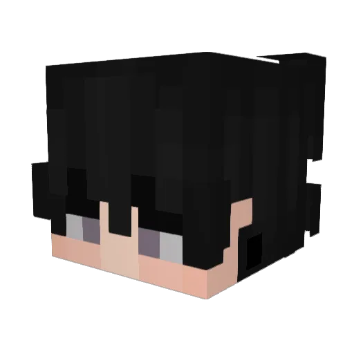 Ztofii Minecraft avatar head, 3D render