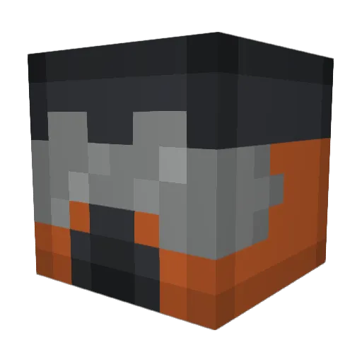 ZuBlocKs Minecraft avatar head, 3D render