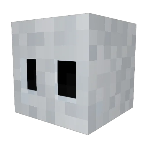 ZuH1 Minecraft avatar head, 3D render