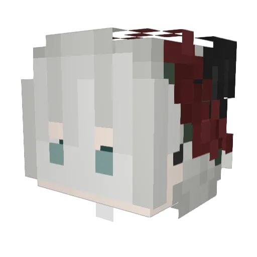 ZuLzgit Minecraft avatar head, 3D render