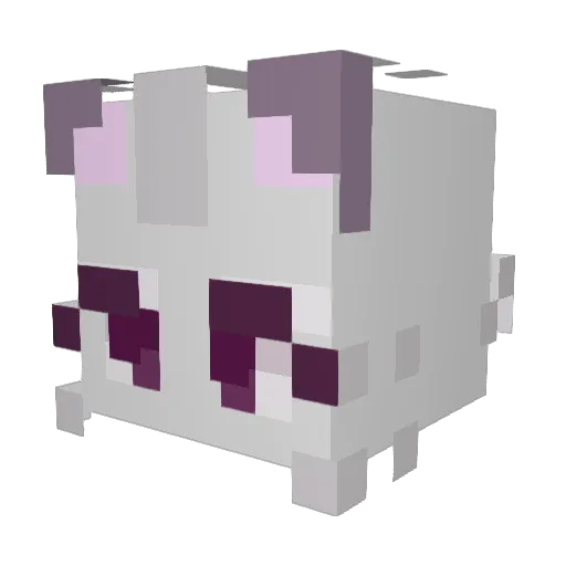 ZuTheComCat Minecraft avatar head, 3D render