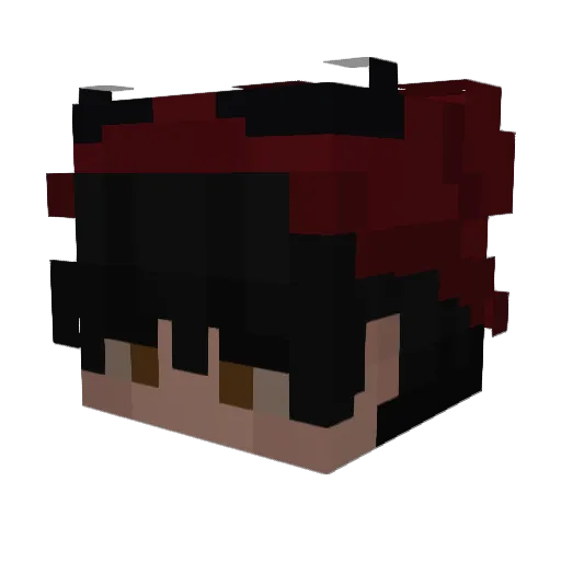 Zuan_1267 Minecraft avatar head, 3D render