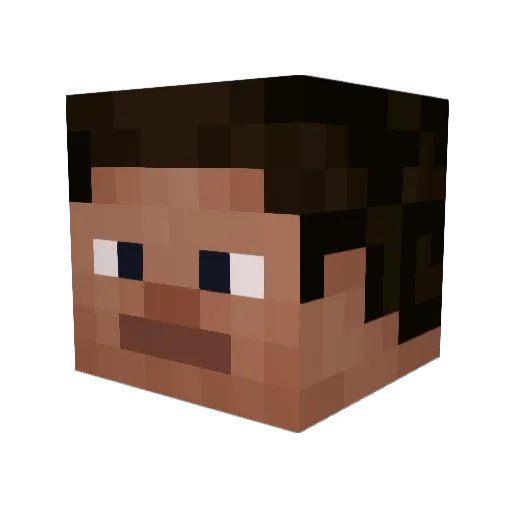 Zuarig Minecraft avatar head, 3D render