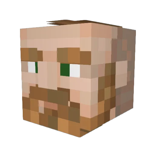 Zuckerruebe92 Minecraft avatar head, 3D render
