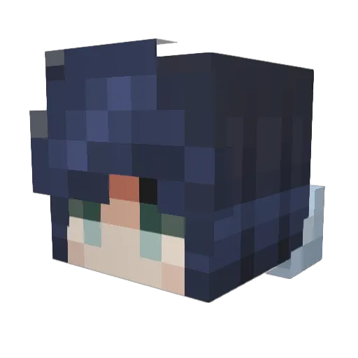 Zue_Boldc92_XD Minecraft avatar head, 3D render
