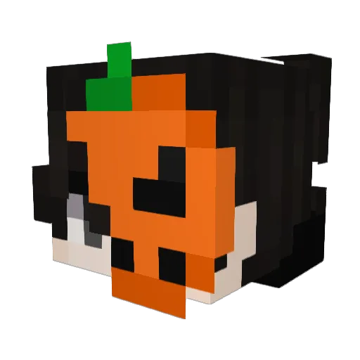 Zue_Fangtu1_XD Minecraft avatar head, 3D render