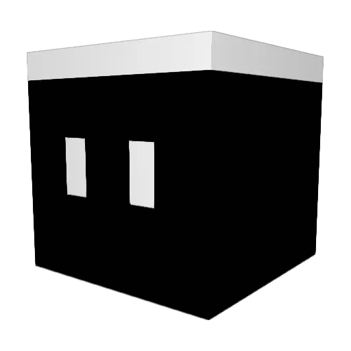 Zugb03 Minecraft avatar head, 3D render