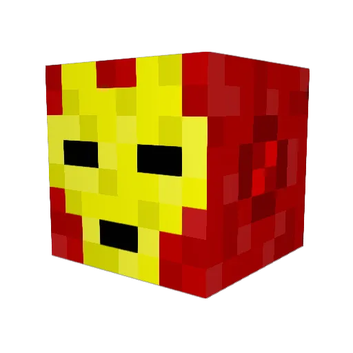Zuggulak Minecraft avatar head, 3D render