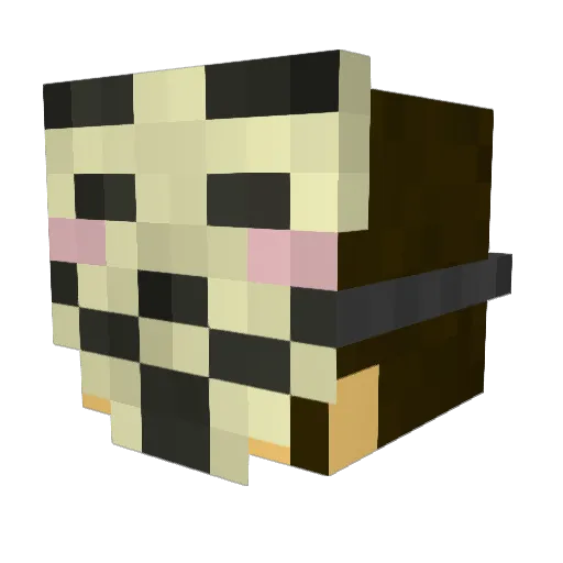 ZuhssHD Minecraft avatar head, 3D render