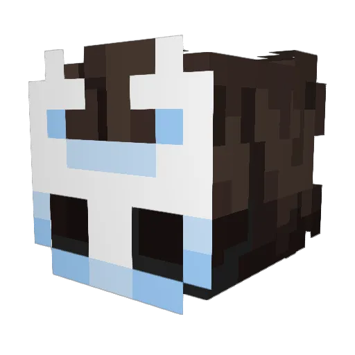Zuirth Minecraft avatar head, 3D render