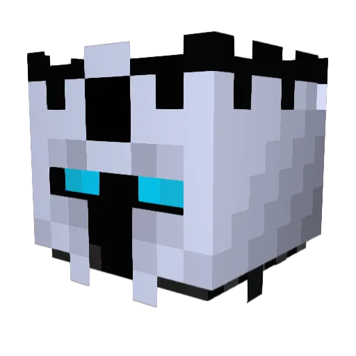 Zuji4444 Minecraft avatar head, 3D render