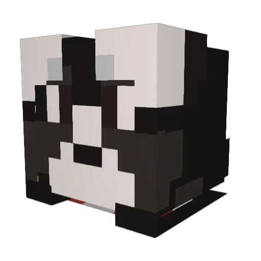 Zuki_101 Minecraft avatar head, 3D render