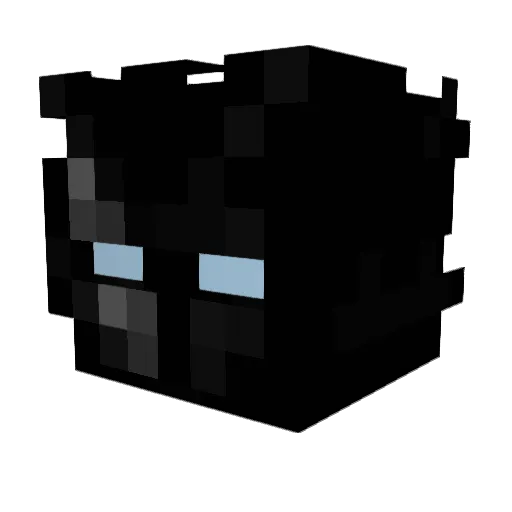 Zukurin777 Minecraft avatar head, 3D render