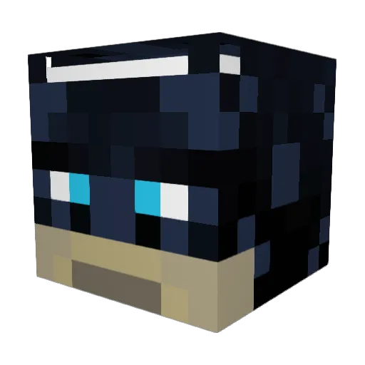Zuleo123 Minecraft avatar head, 3D render