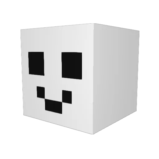 Zulfu23 Minecraft avatar head, 3D render