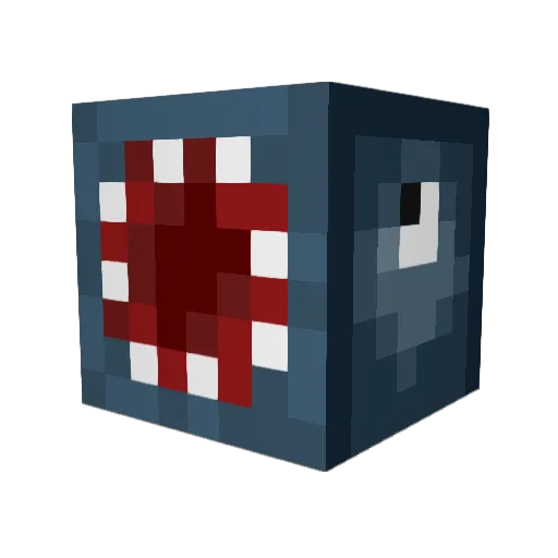 Zulks Minecraft avatar head, 3D render