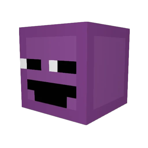 Zulok1580 Minecraft avatar head, 3D render