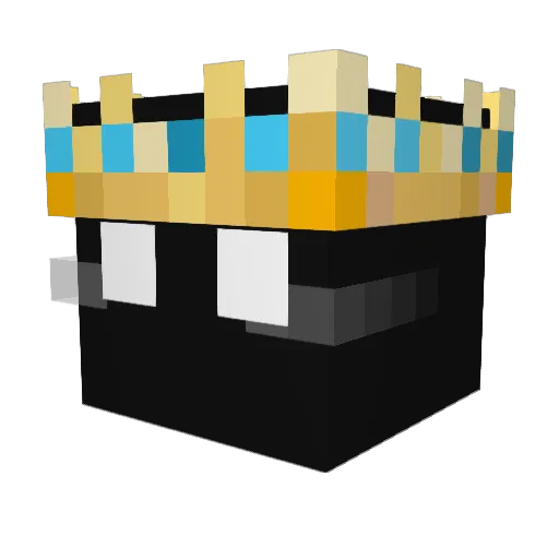 ZuluLuL1 Minecraft avatar head, 3D render