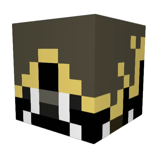 Zulu_4thgen Minecraft avatar head, 3D render
