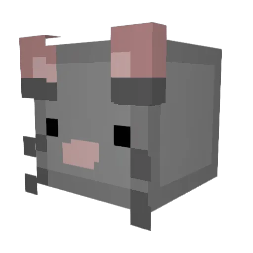 Zulziii Minecraft avatar head, 3D render