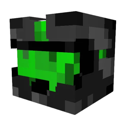 Zumieez Minecraft avatar head, 3D render