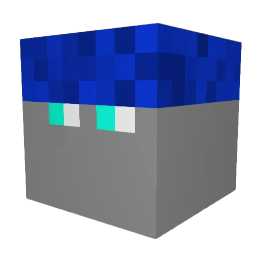 Zungenbruc Minecraft avatar head, 3D render